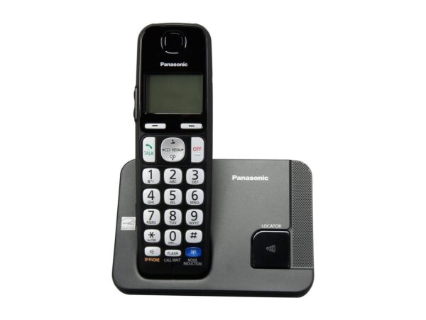 Panasonic KX-TGE210B Expandable Cordless Phone with Large Keypad