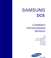 Samsung DCSC Programming Guide