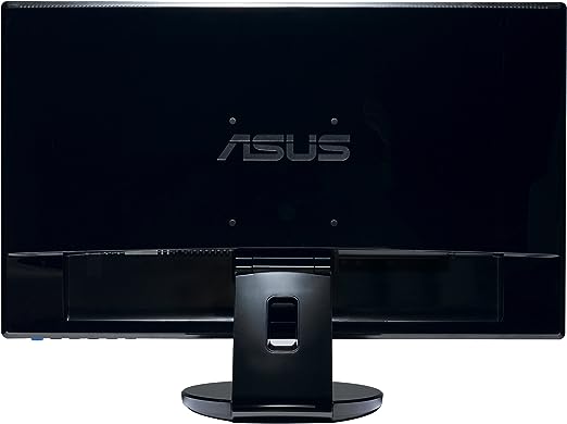 back view of asus ve248h