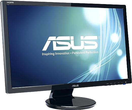 front view of asus ve248h